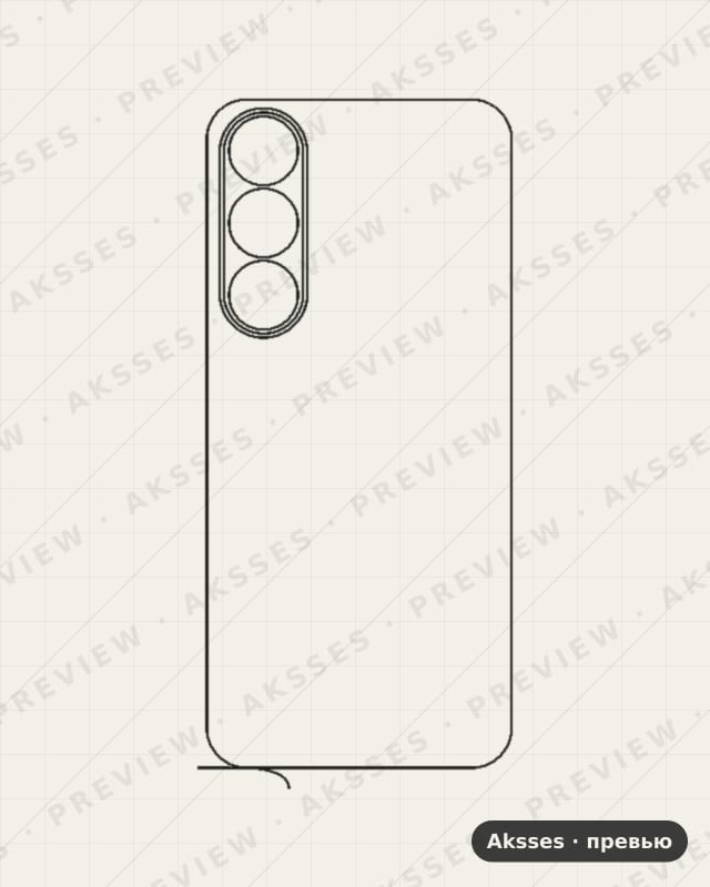 Лекало для Vivo V70 FE, Back