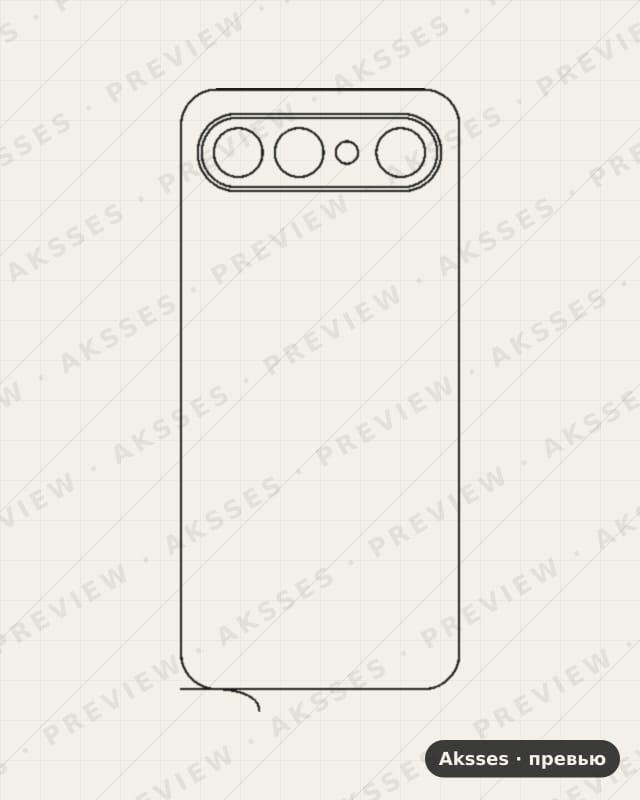 Лекало для Vivo X300 FE (Russia), Back