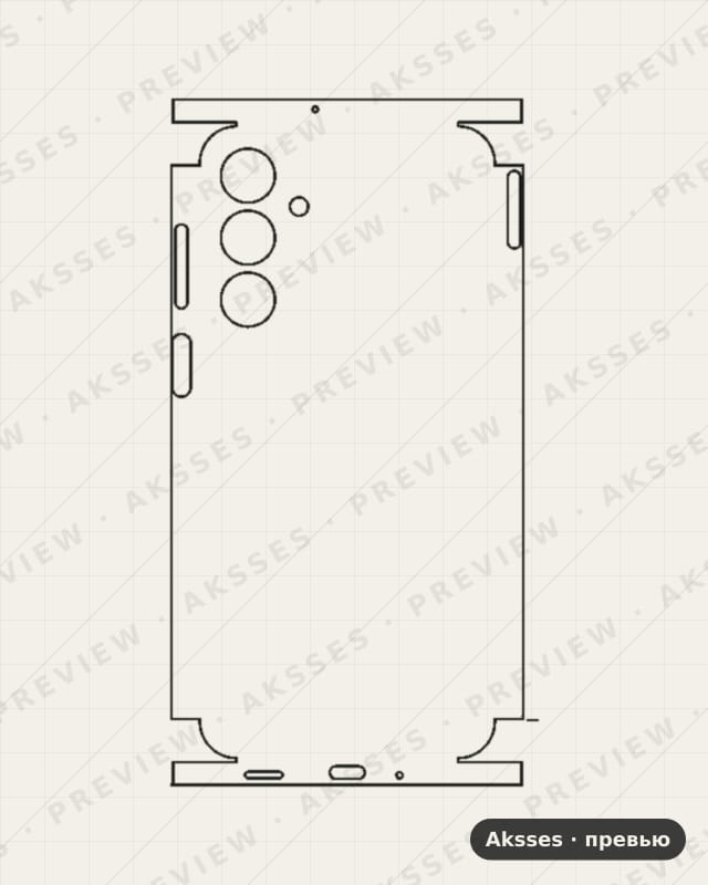 Лекало для Samsung Galaxy A16 4G, All Inclusive, Clear