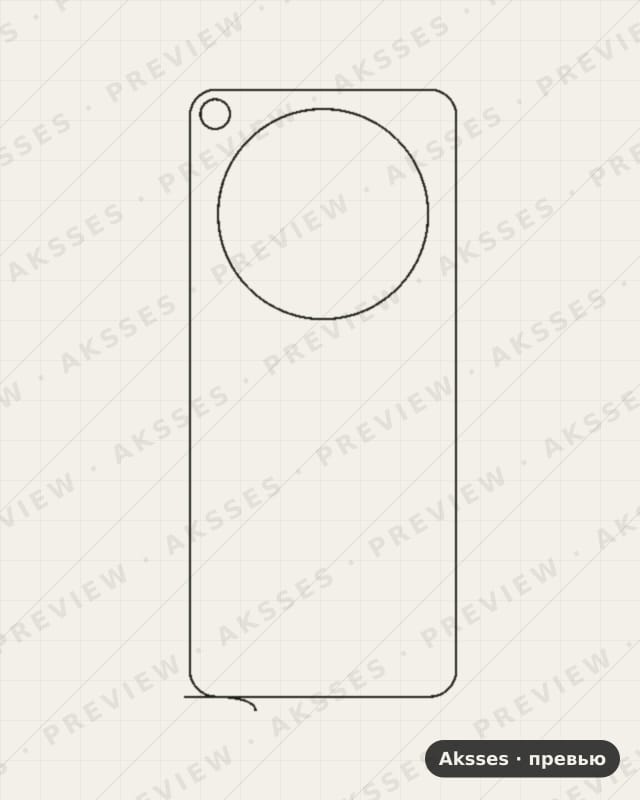Лекало для Find--ser. OPPO Find N6, Back, Clear