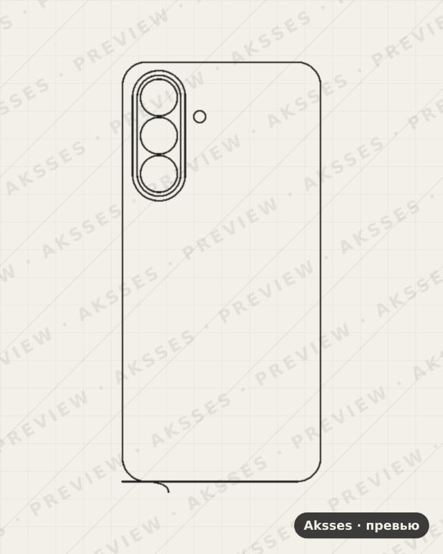 Лекало для Samsung Galaxy A37, Back