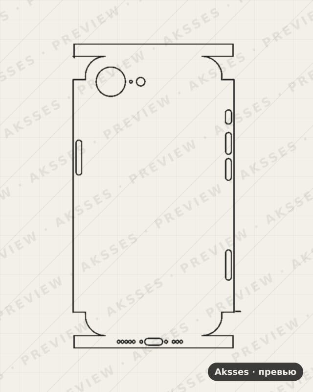 Лекало для iPhone 17e, All Inclusive