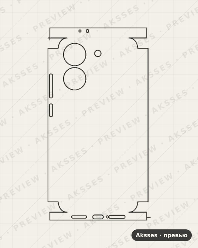 Лекало для POCO-SERIES Poco X8 Pro, All Inclusive
