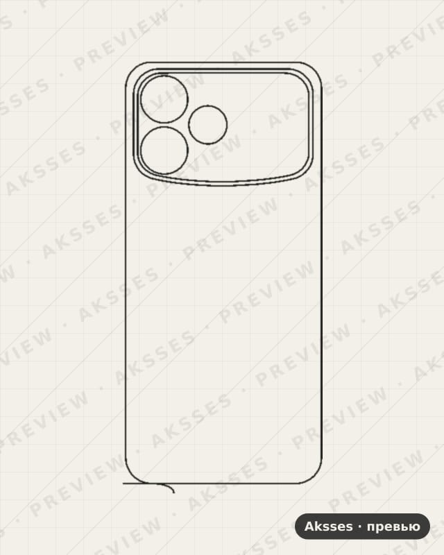 Лекало для A-ser. OPPO A6s Pro (China), Back, China