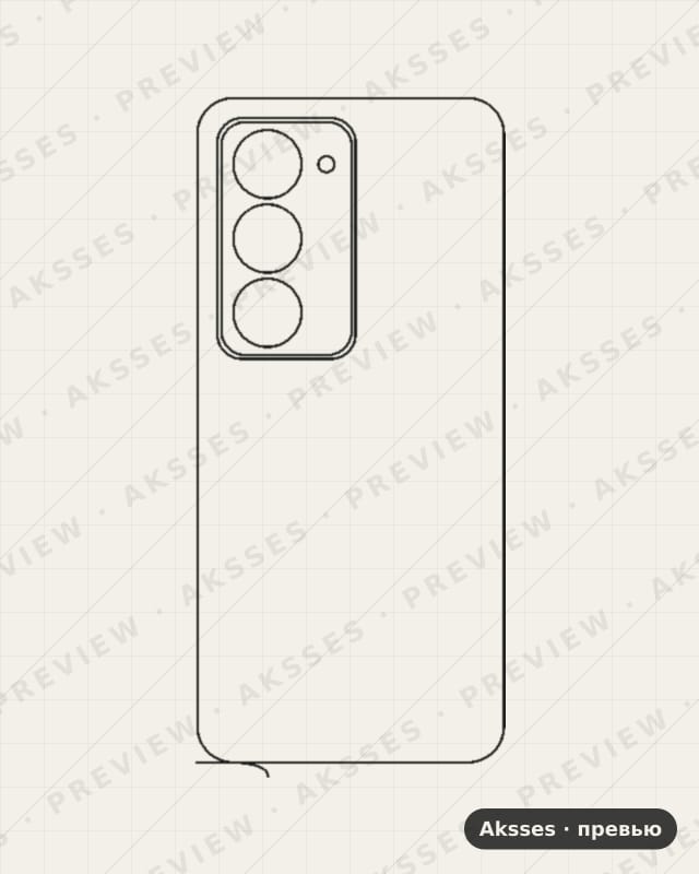 Лекало для POCO-SERIES Poco M8s 5G, Back