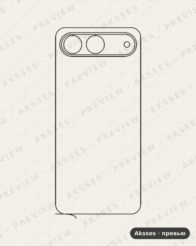 Лекало для ser. TECNO Spark 40 5G, Back