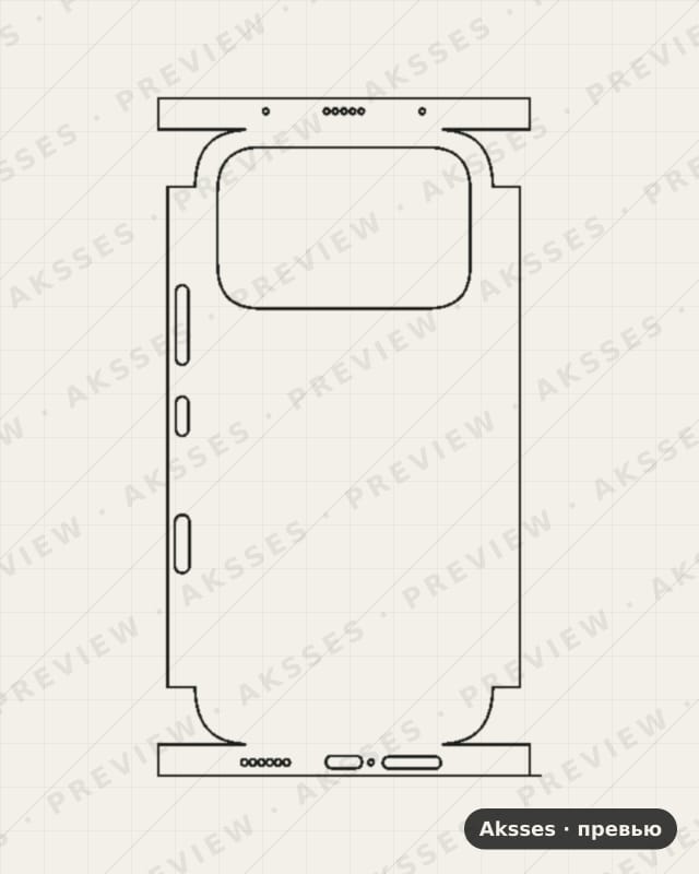 Лекало для Honor 600, All Inclusive, Clear