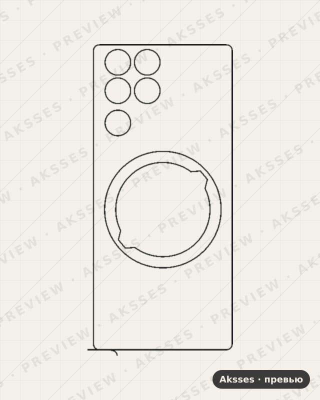 Лекало для Nubia Red Magic 11S Pro Plus, Back