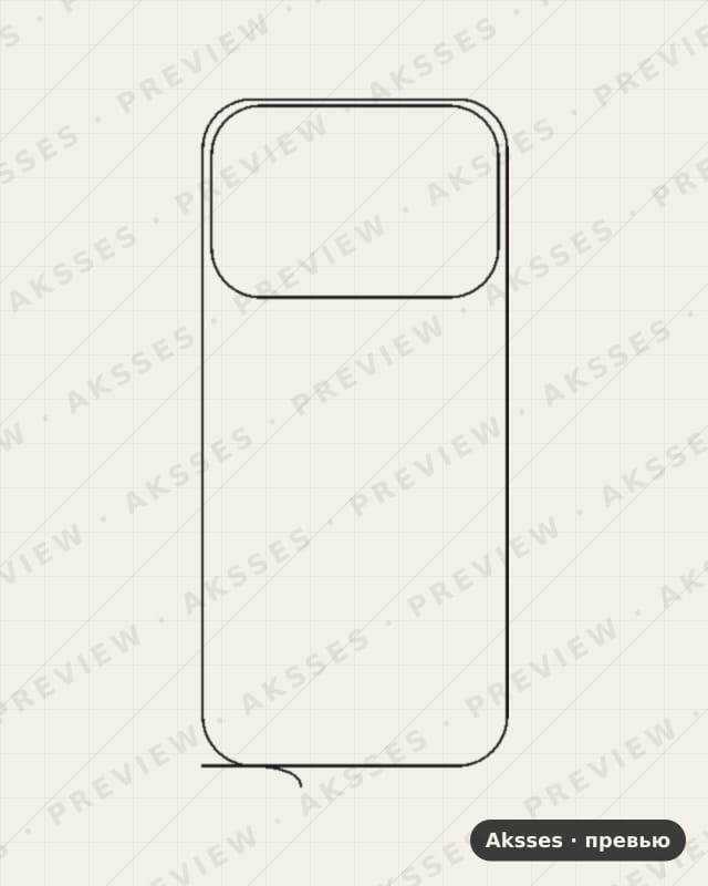 Лекало для Vivo S60 Vitality Edition, Back, Clear