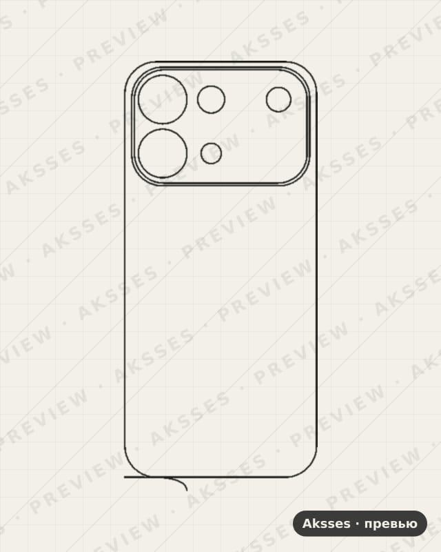 Лекало для Vivo S60 5G, Back