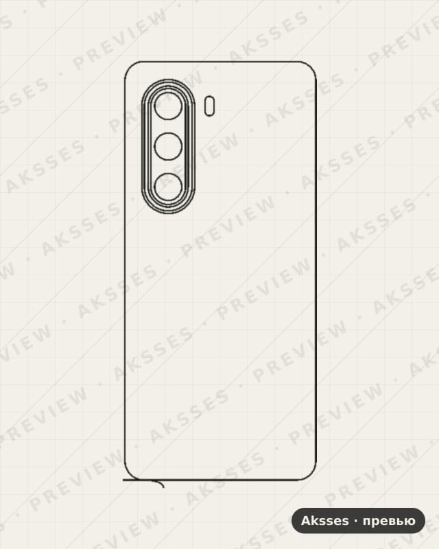 Лекало для -ser.One Plus Turbo 6X, Back