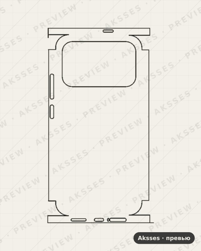 Лекало Mi Poco F8 Pro для POCO-SERIES Poco F8 Pro, All Inclusive, Clear