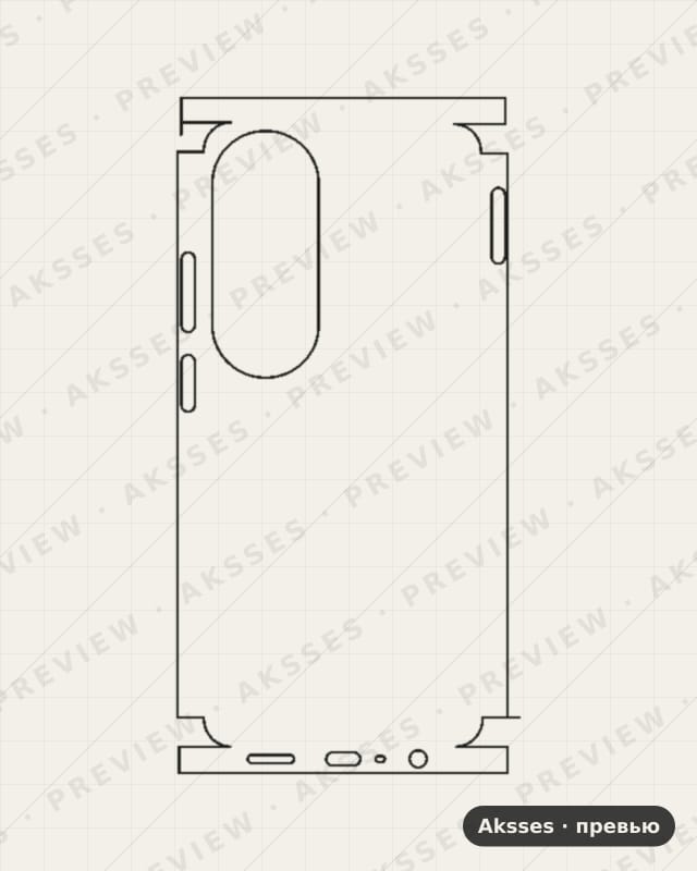 Лекало для A-ser. OPPO A60, All Inclusive, Clear