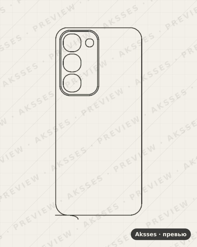 Лекало для P-ser. REALME P4R 5G, Back