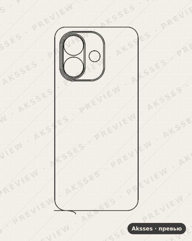 Лекало для - SERIES Note 17 (China), Back, China