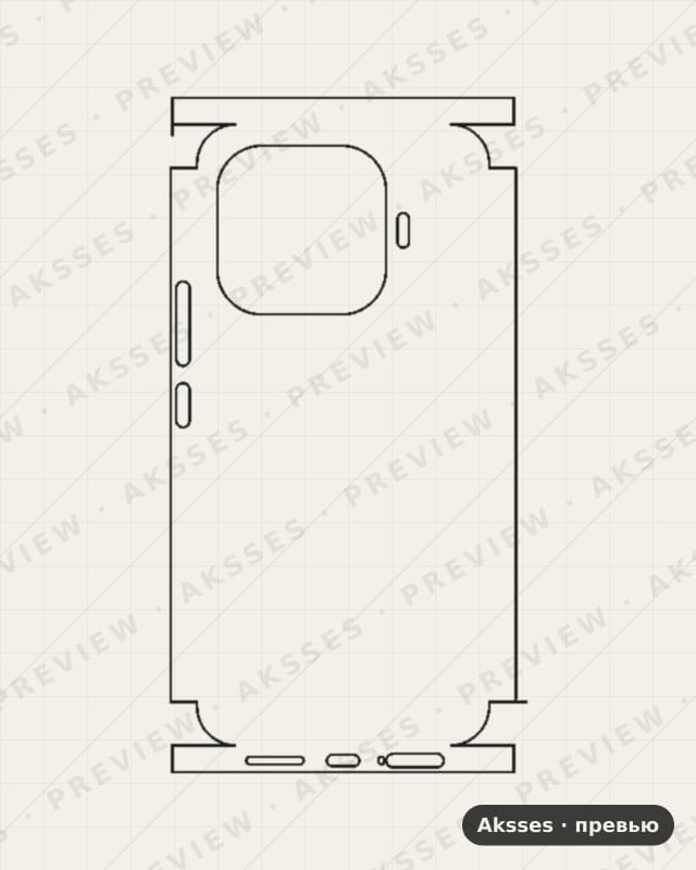 Лекало для Xiaomi Mi 17T Pro, All Inclusive, Clear
