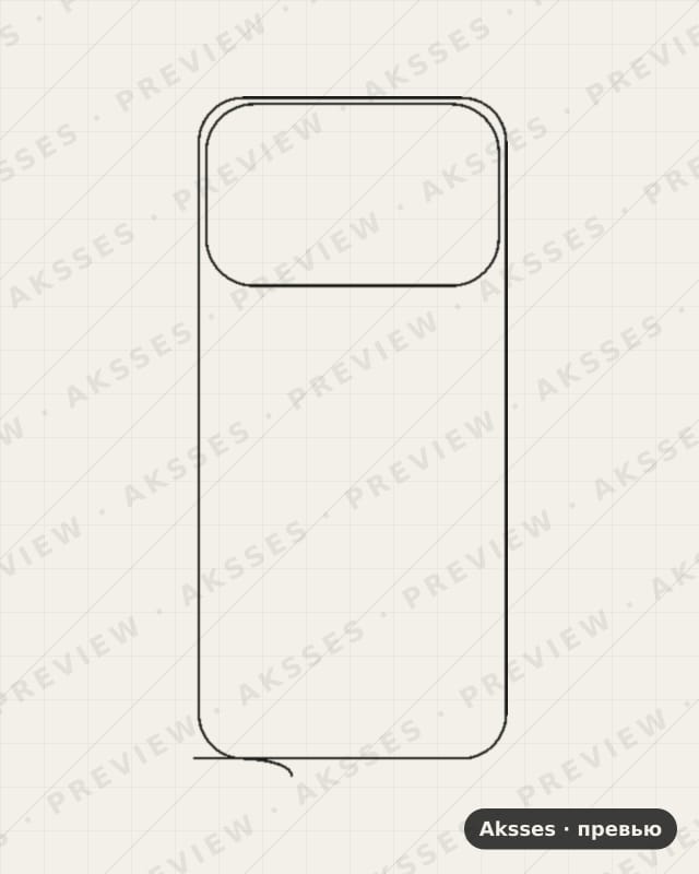 Лекало для Huawei Nova 16 FE, Back, Clear