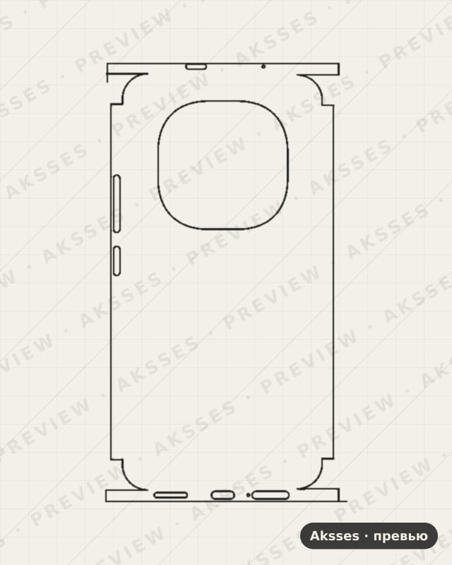 Лекало Redmi Note 15 Pro Plus для - SERIES Note 15 Pro Plus, All Inclusive, Clear