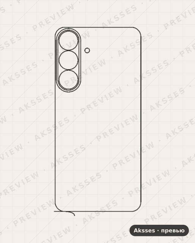 Лекало для Samsung Galaxy S26 FE, Back