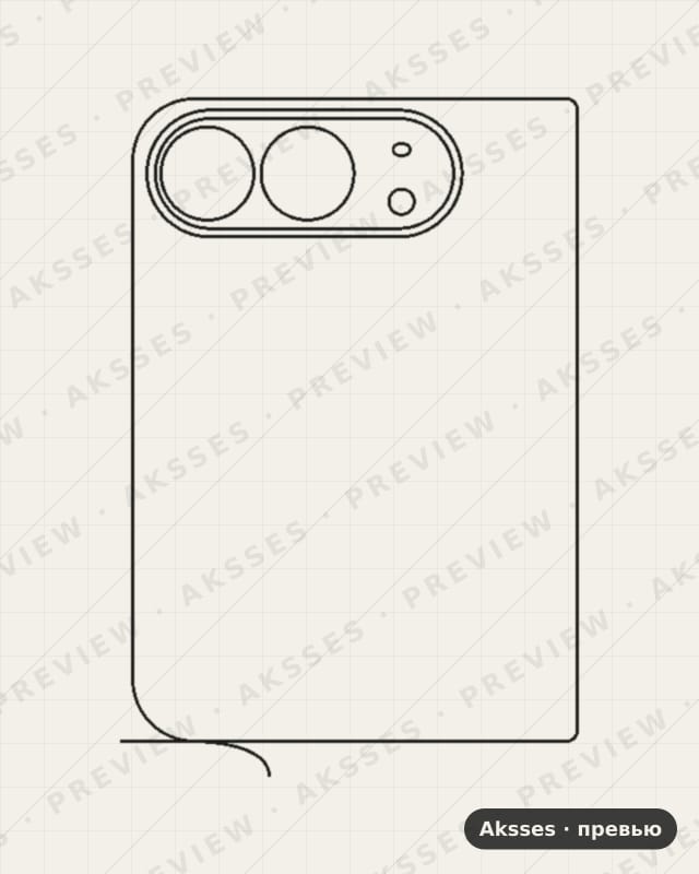 Лекало для iPhone Duo, Back