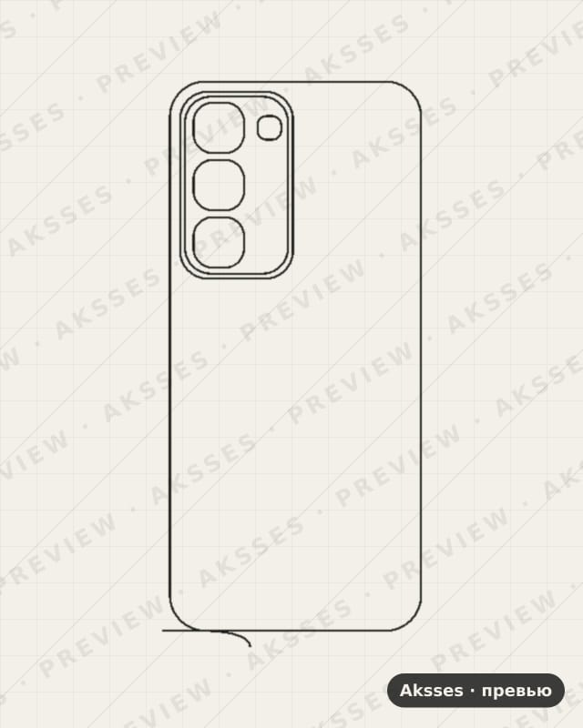 Лекало для Realme 16x 5G, Back