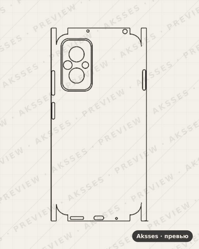 Лекало для Redmi 11 Prime, All Inclusive
