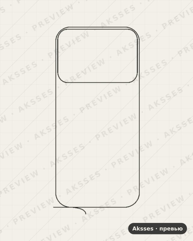 Лекало для Honor Magic9 Pro Max, Back, Clear