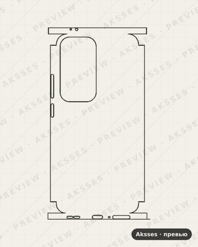 Лекало для Reno-ser. OPPO Reno 12 5G, All Inclusive, Clear