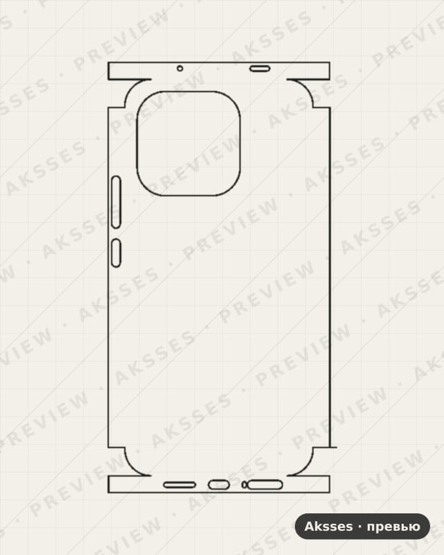 Лекало для - SERIES Note 17 Pro Max, All Inclusive, Clear