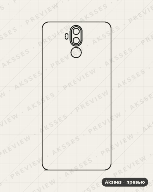 Лекало для Oukitel K6, Back Cover