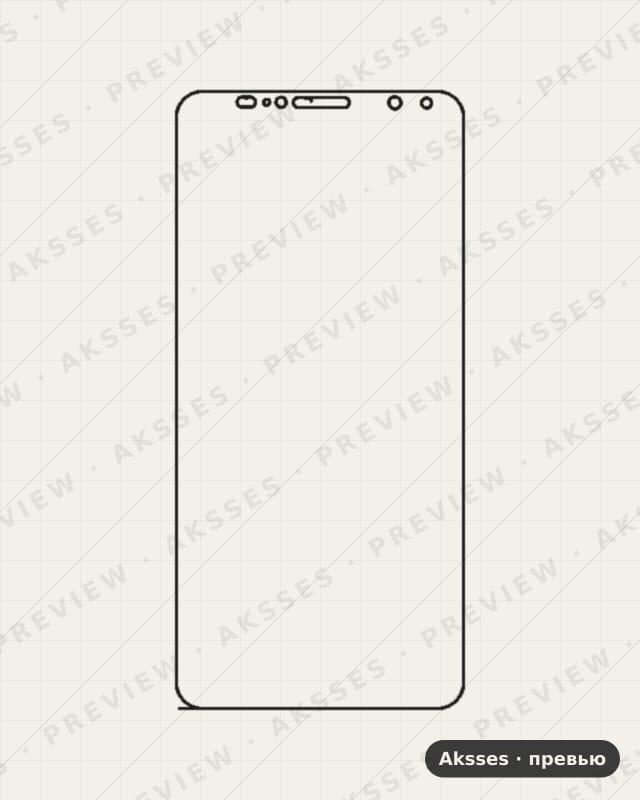 Лекало для Oukitel K6, Front Shell