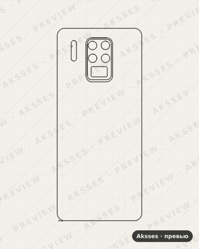Лекало для Oukitel C18 Pro, Back Cover