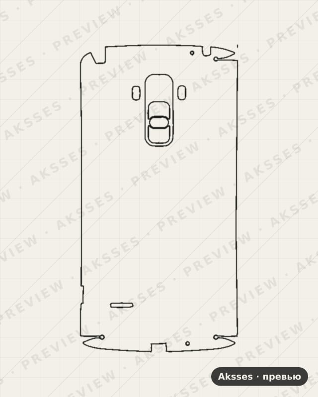 Лекало для LG G4 Stylus, Half Cover