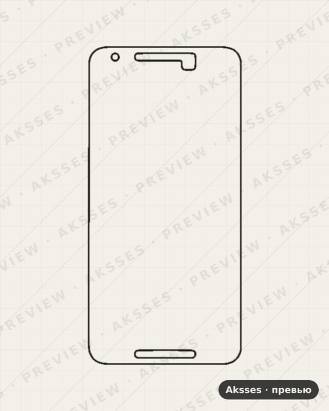 Лекало для LG Nexus 5X, Front Full