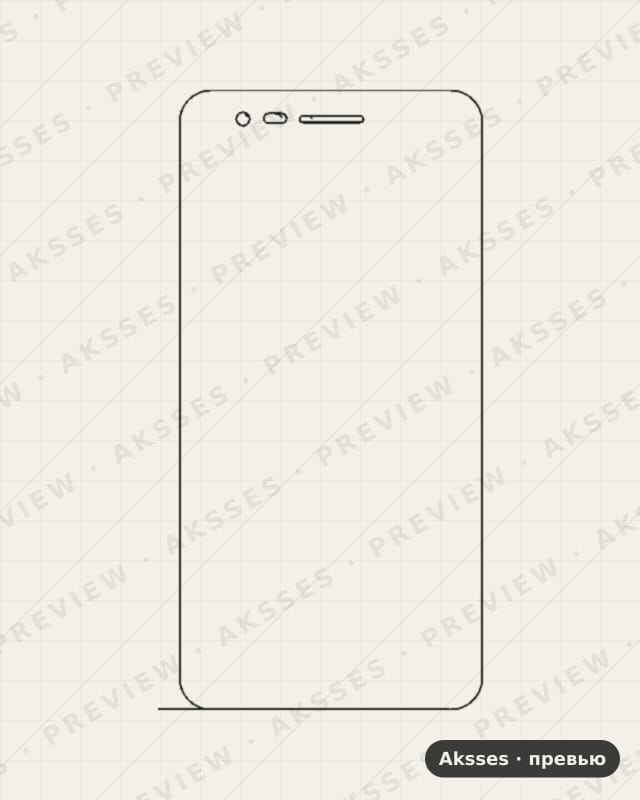Лекало для LG K7 2017, Front Full