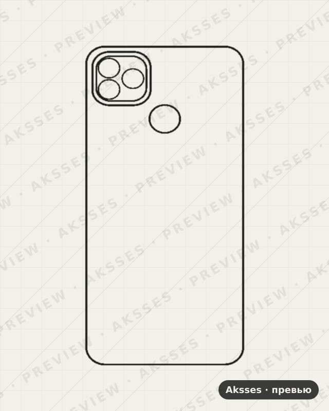 Лекало для Itel Vision 1 Plus, Back