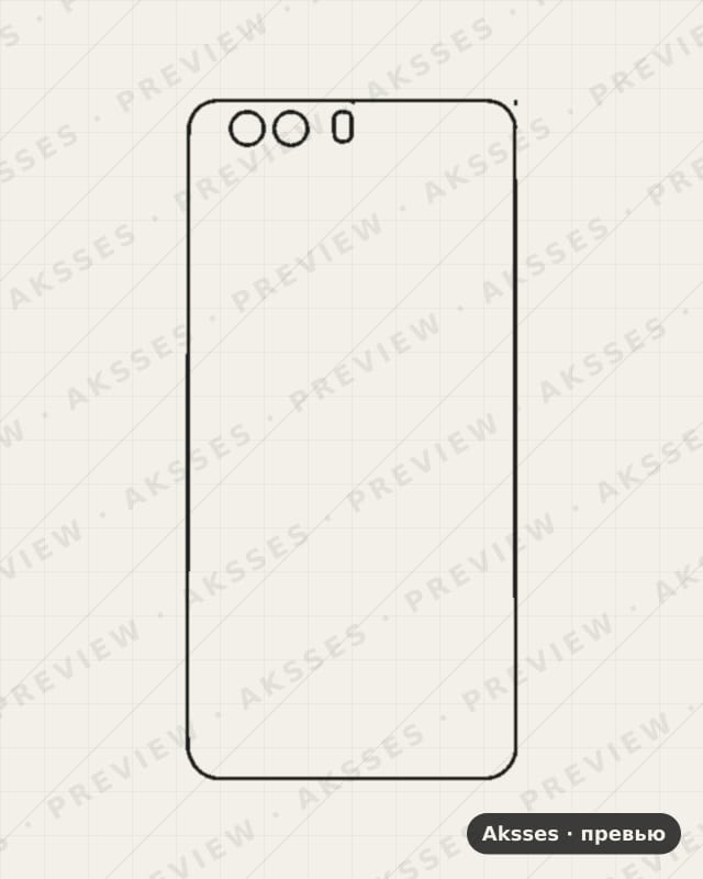 Лекало для Nubia Z17 miniS, Back