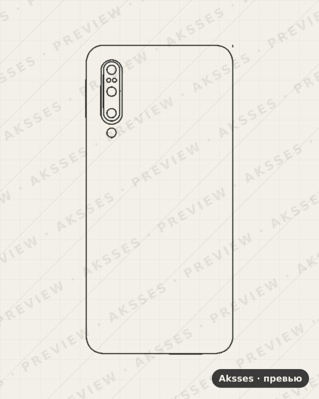 Лекало 9-SERIES 9 для Xiaomi Mi 9, Half Cover