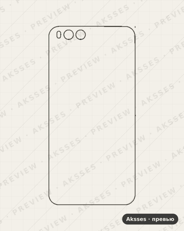 Лекало для NOTE-SERIES Note 3, Half Cover