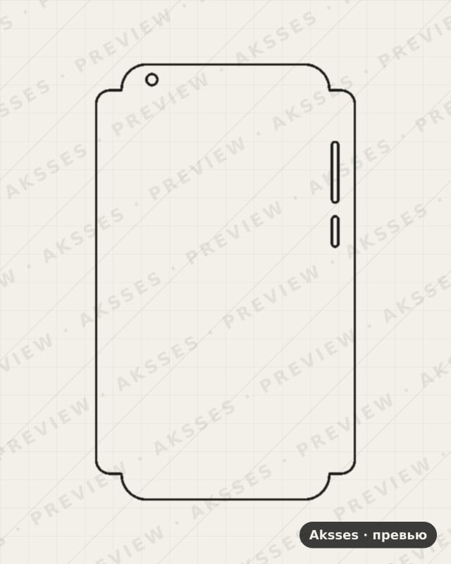 Лекало 1, 10-SERIES 10 для Xiaomi Mi 10, Front Cover