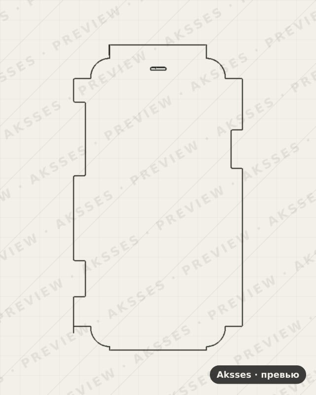 Лекало для iPhone 12, Front Cover