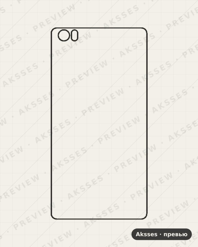 Лекало Mi Note Pro для NOTE-SERIES Note Pro, Back