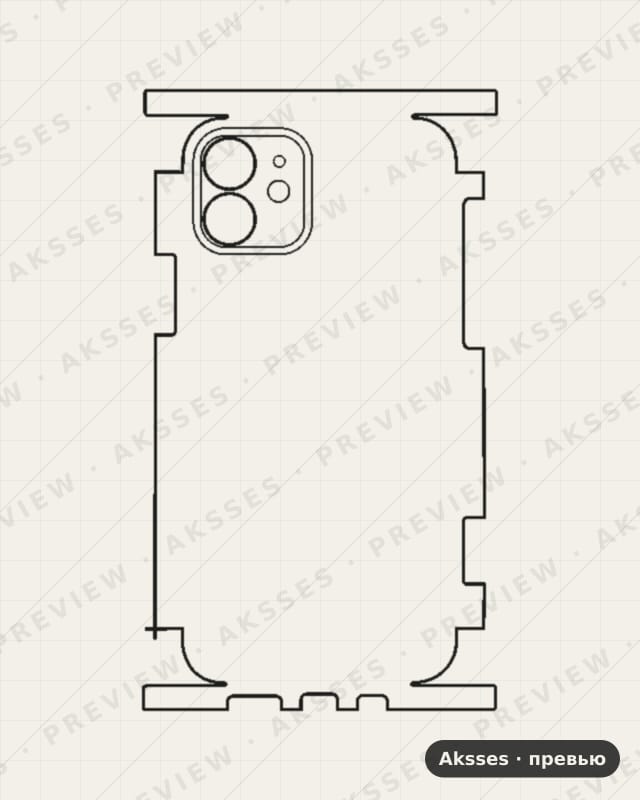 Лекало iPhone 12 V4 для iPhone 12, All Inclusive