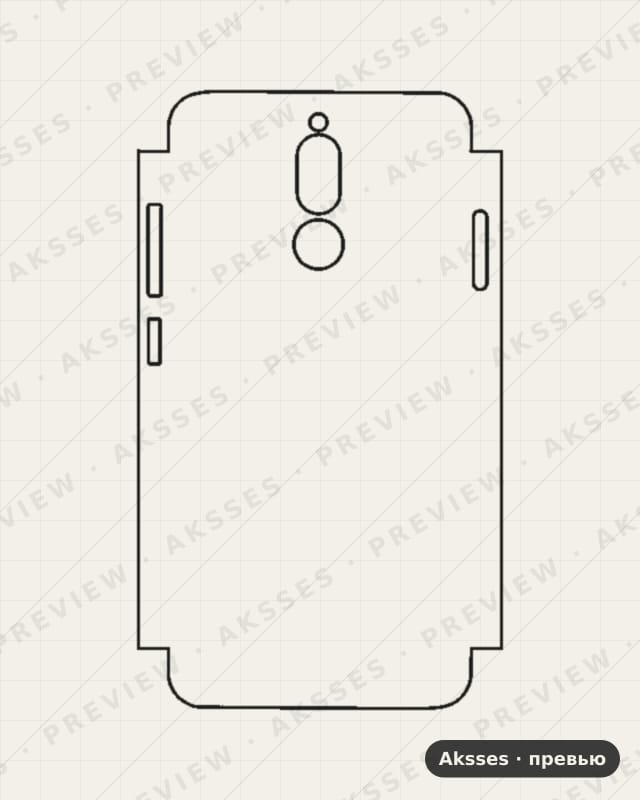 Лекало для Huawei Maimang 6, Half Cover