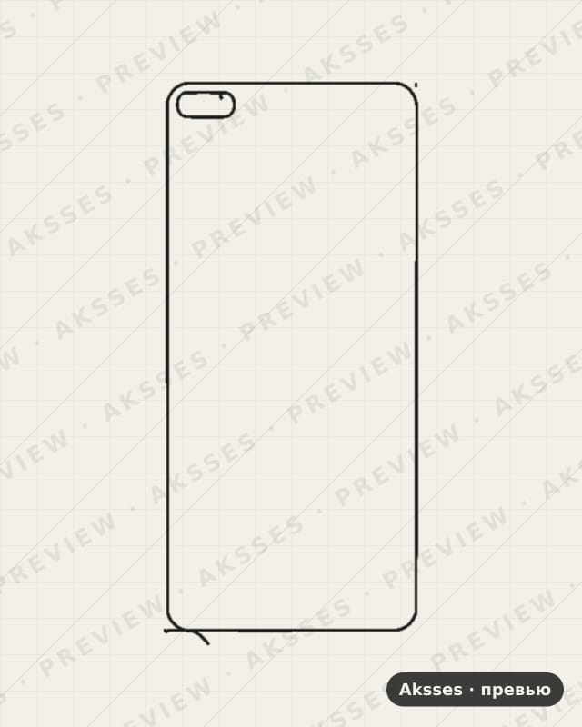 Лекало P10, P20, P30, P40, P50, P6, P7, P8, P9, Smart, Pocket P40 для Huawei P40, Front Full, Matte