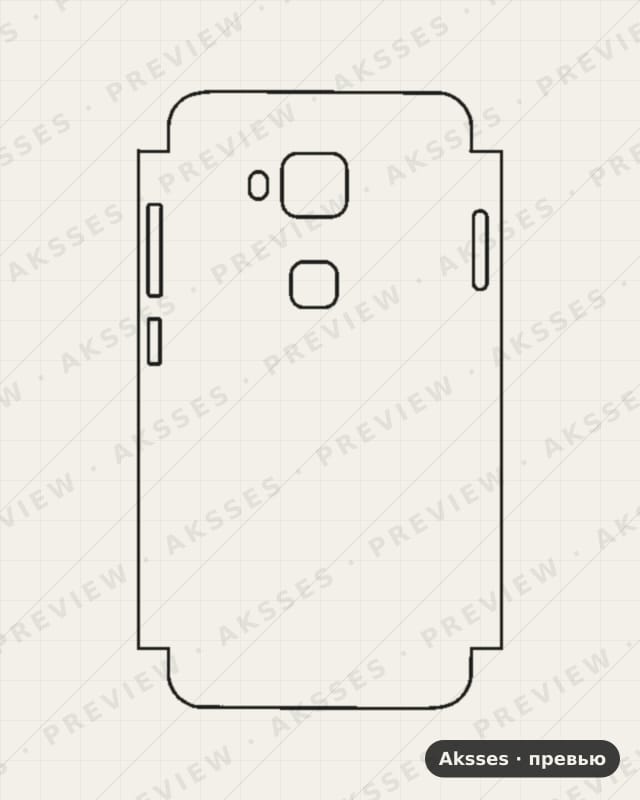 Лекало для Huawei Maimang 5, Half Cover