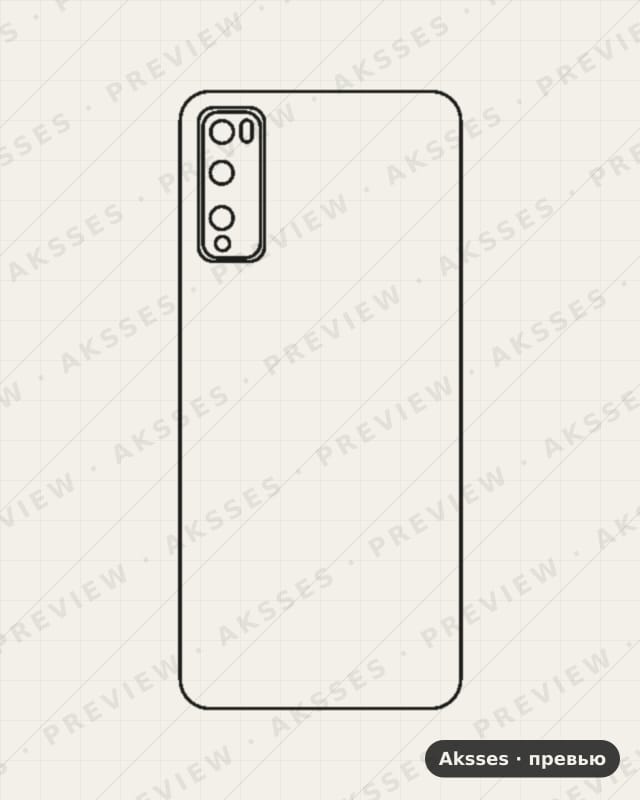 Лекало для Huawei Enjoy Z, Back Cover