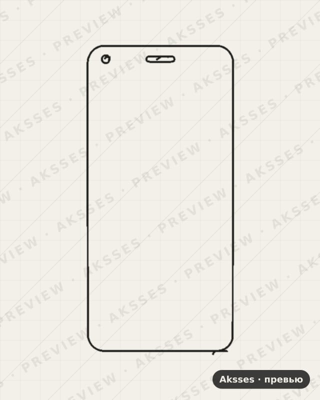 Лекало для Huawei Enjoy 7, Front Shell
