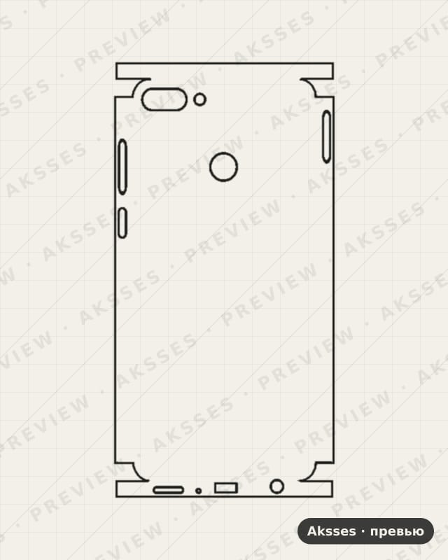 Лекало Y3, Y5, Y6, Y7, Y8, Y9, Y MAX Y9 для Huawei Y9 (2018), All Inclusive