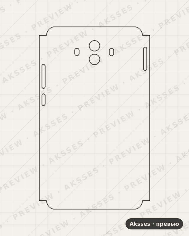 Лекало Mate10 для Huawei Mate 10, Half Cover